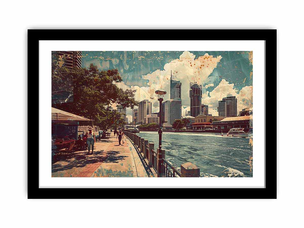 Brisbane City Vintage Art-0