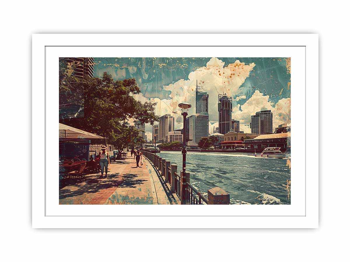 Brisbane City Vintage Art-1