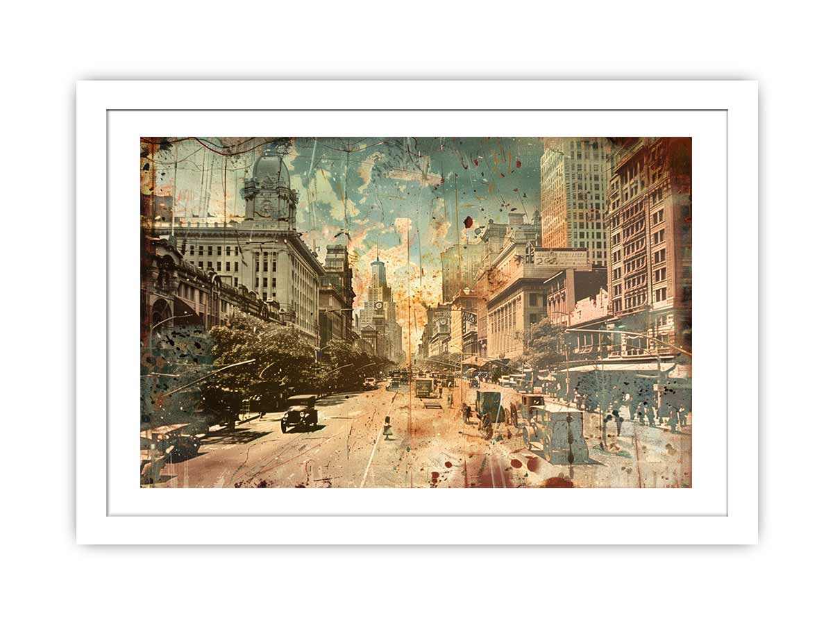 Brisbane City Vintage Print-1