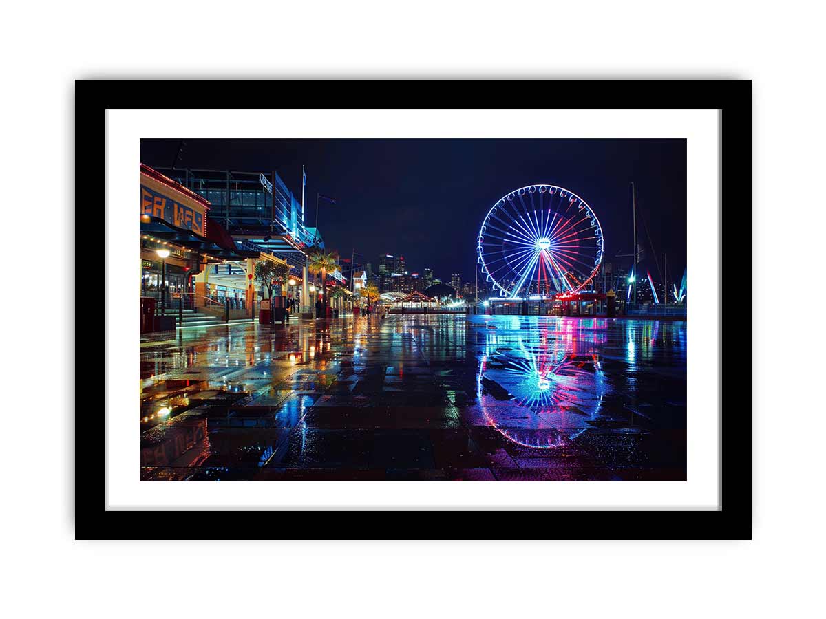 Darling Harbour Night Print-0