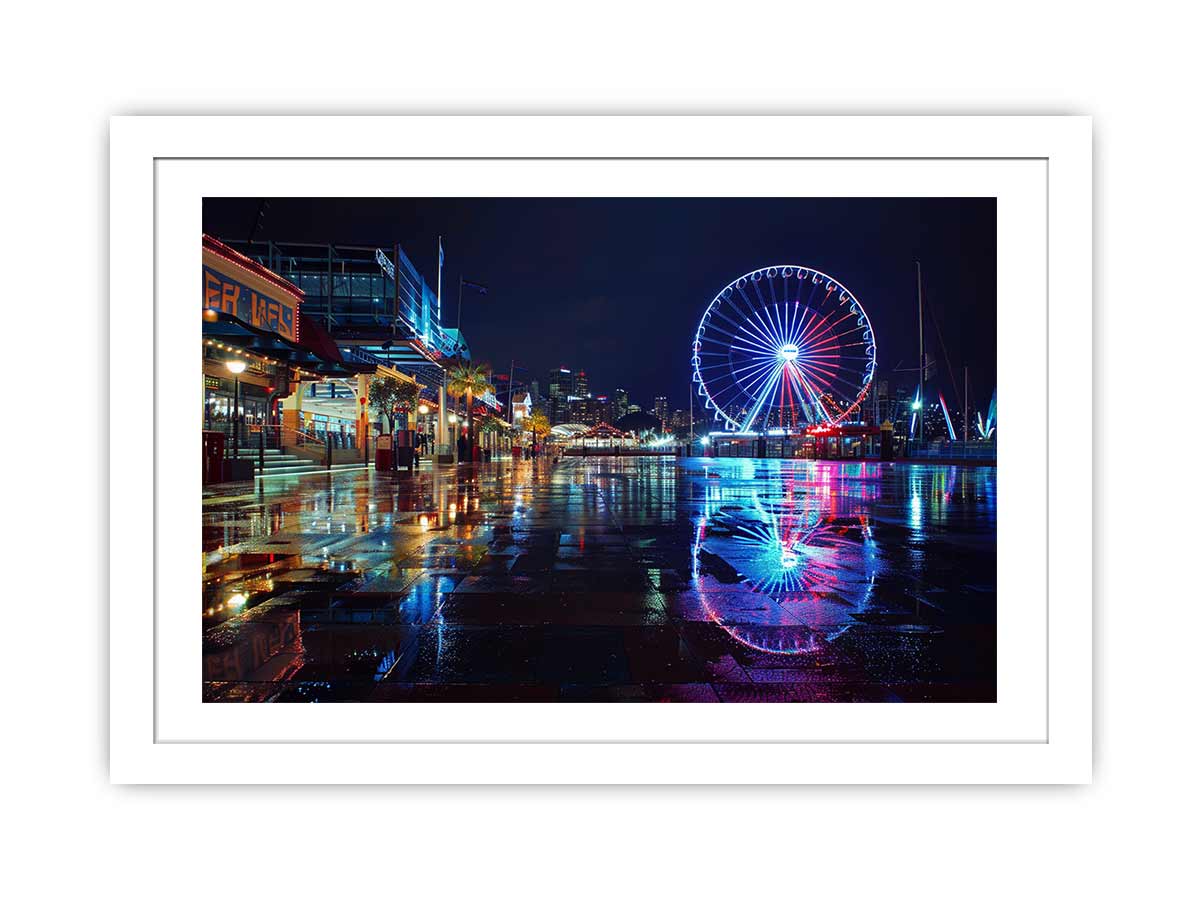 Darling Harbour Night Print-1