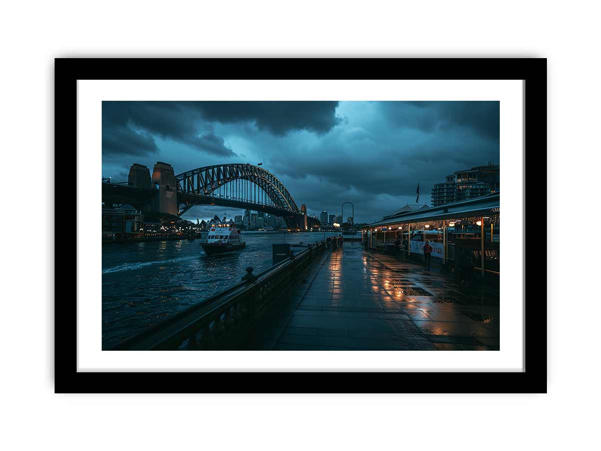 Sydney Harbour Bridge Framed Print-0