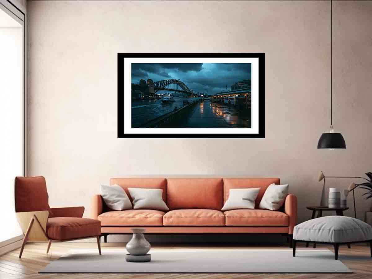 Sydney Harbour Bridge Framed Print-4