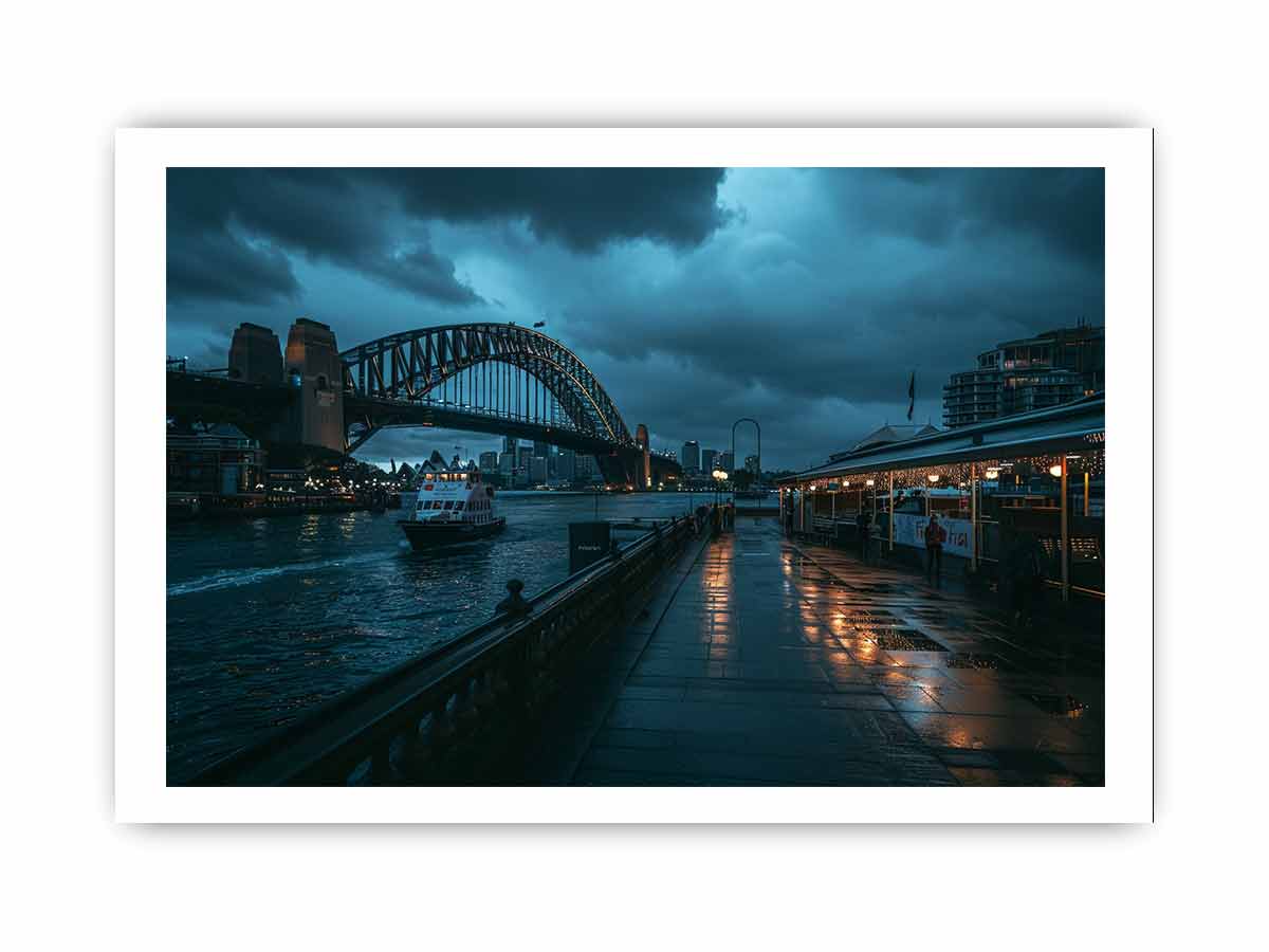 Sydney Harbour Bridge Framed Print-3