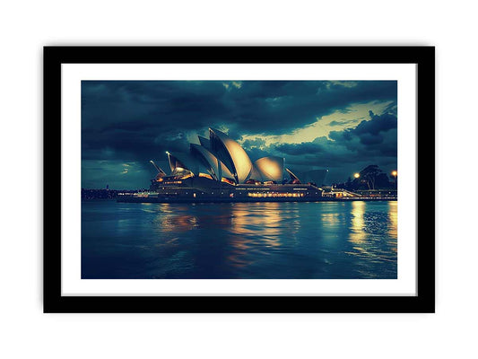 Opera House Framed Framed Print-0