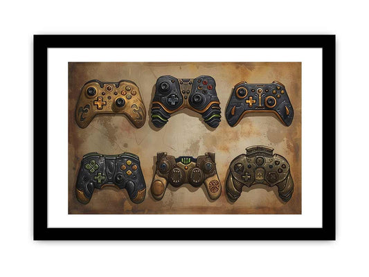 Video Game Controller  Framed Print-0