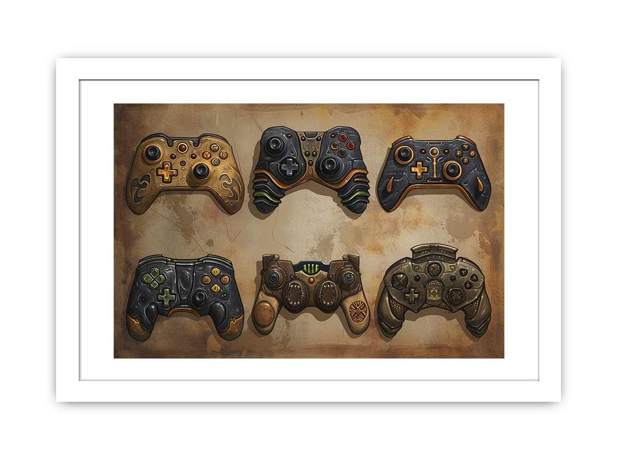 Video Game Controller  Framed Print-1