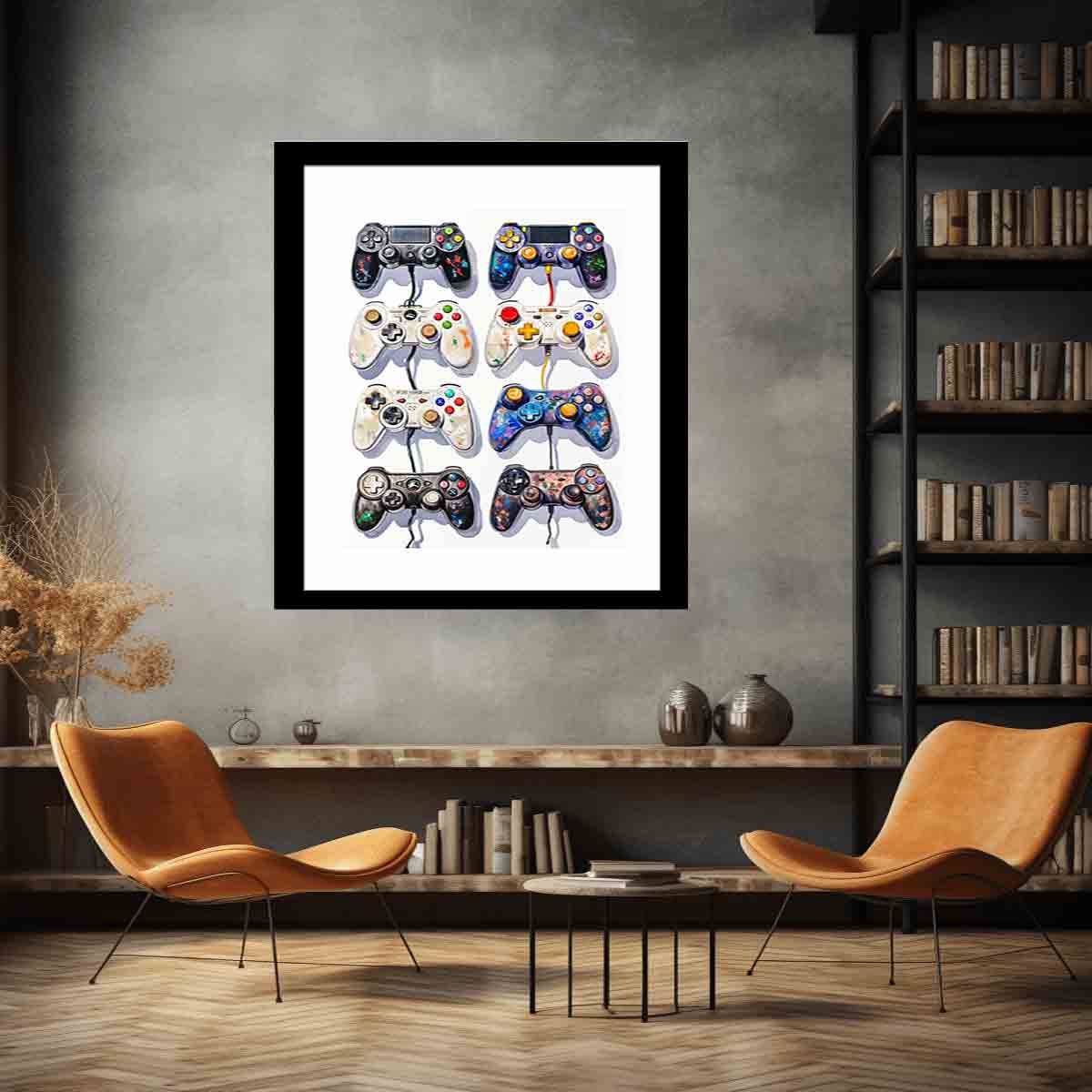 Video Game Controller Evolution Print-4