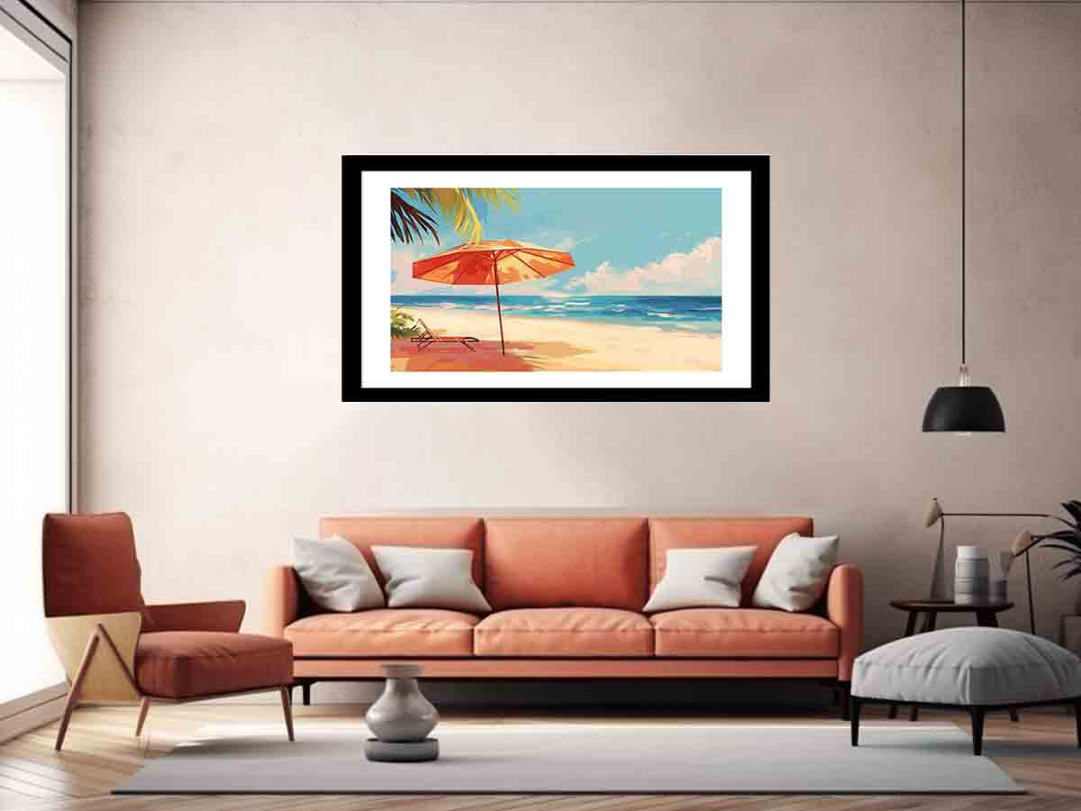 Beach Framed Print-4