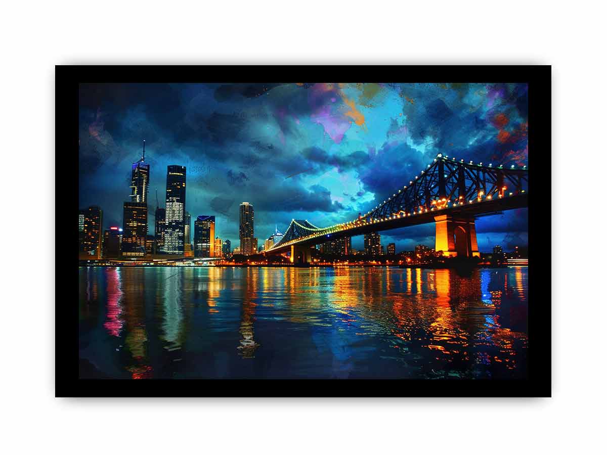 Brisbane River Framed Print-2