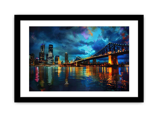 Brisbane River Framed Print-0