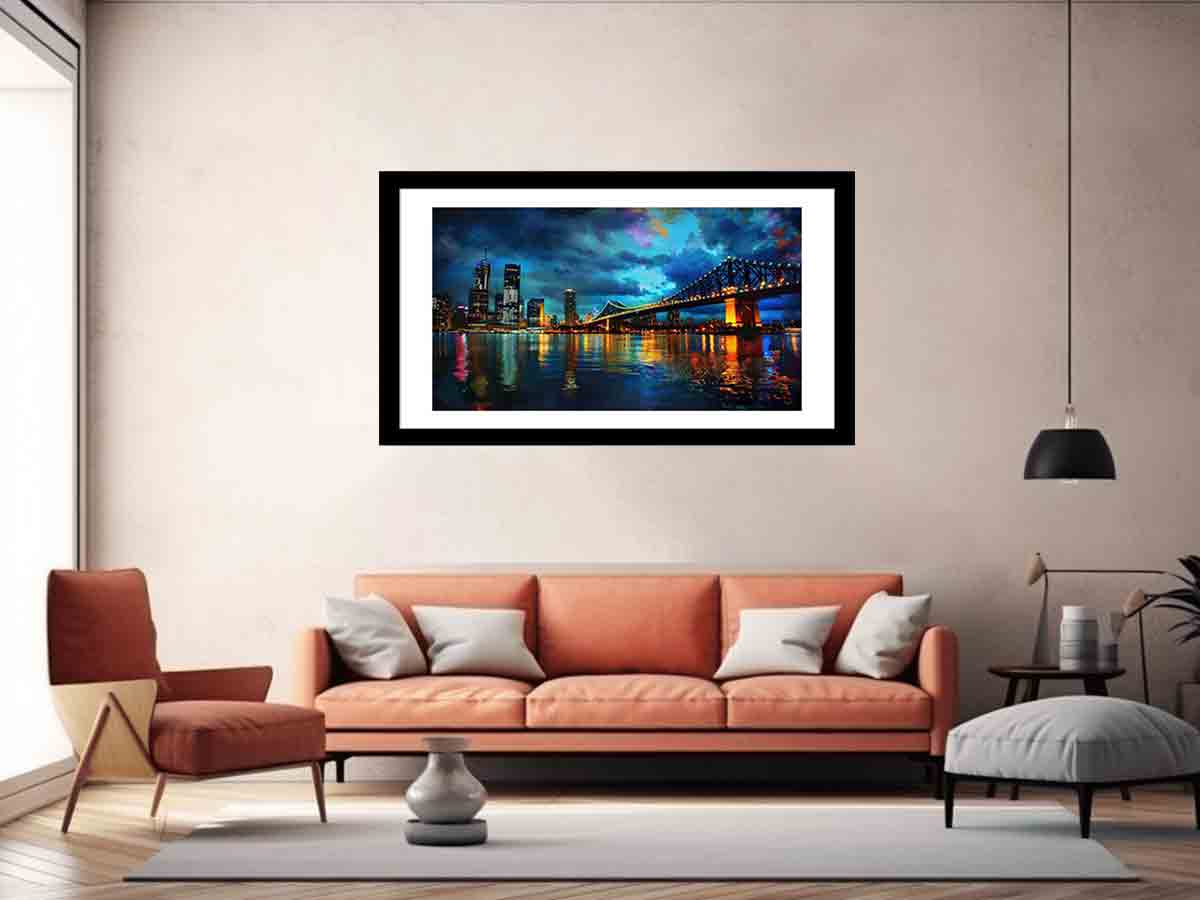 Brisbane River Framed Print-4