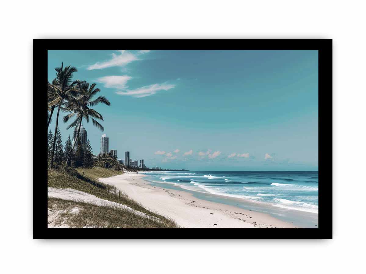 Beach Framed Print  Print-2