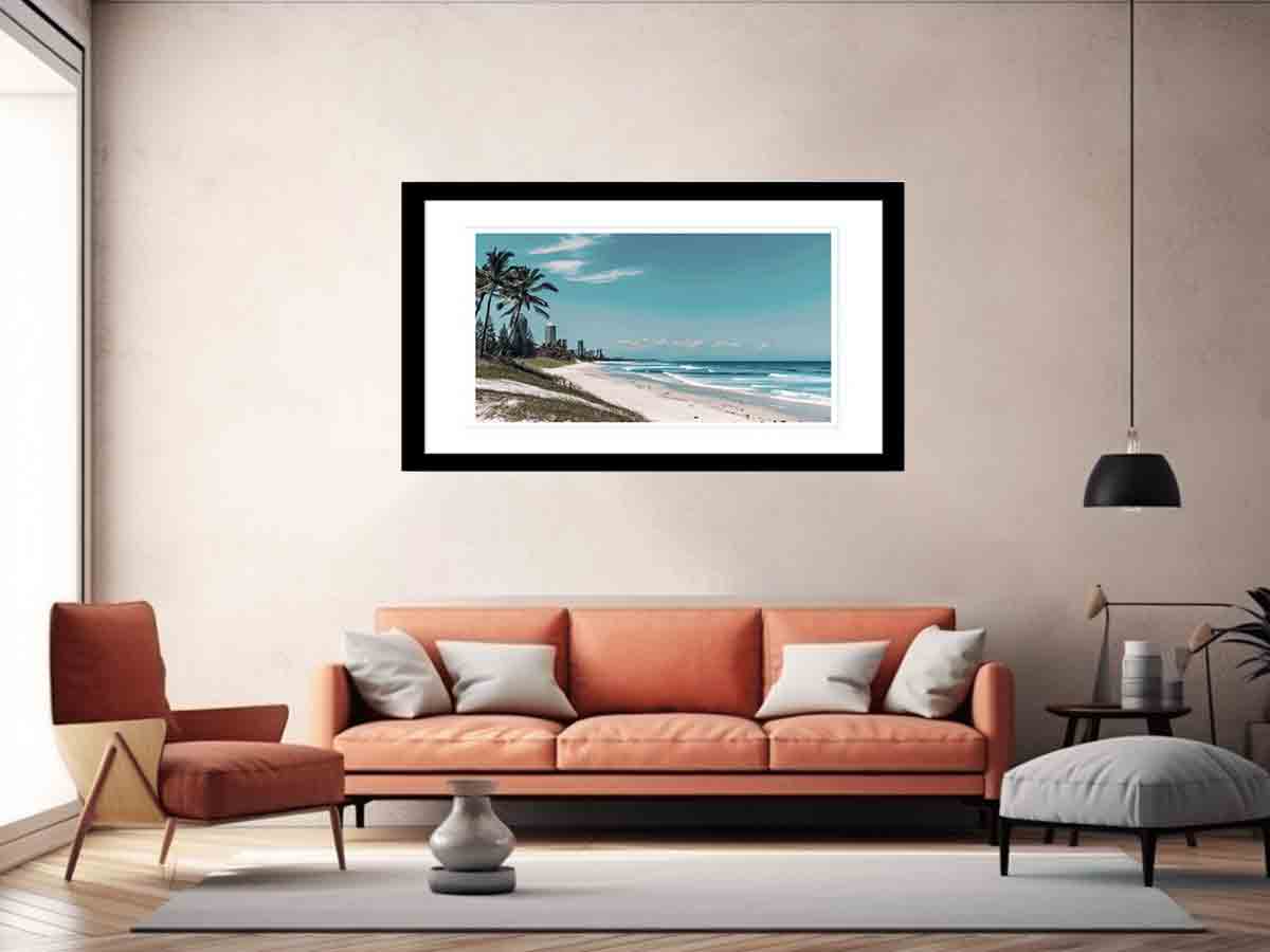 Beach Framed Print  Print-4