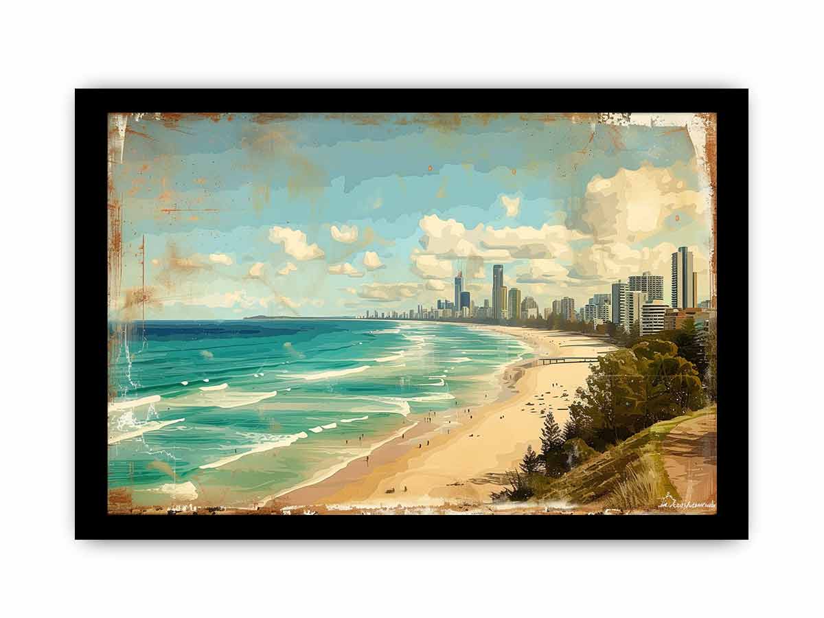 Beach Framed  Print-2