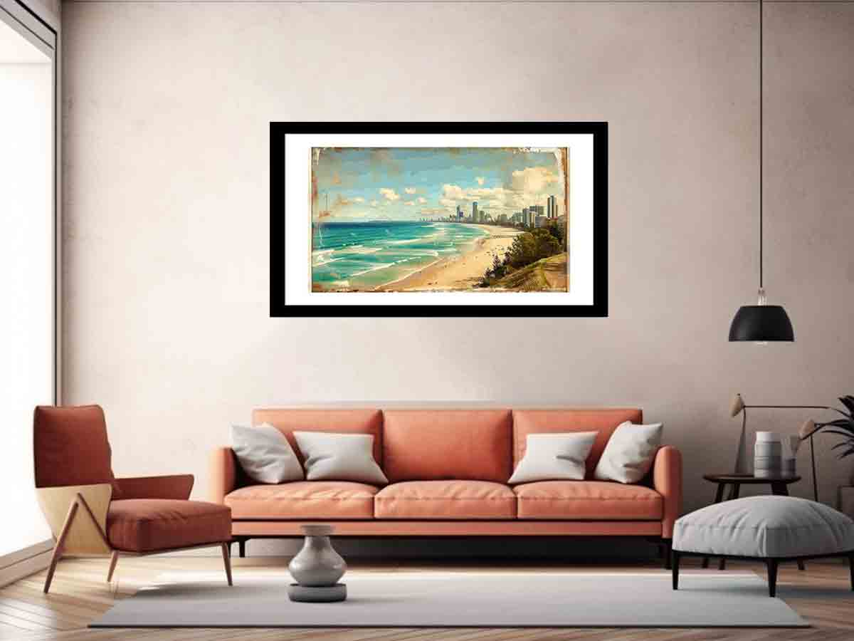 Beach Framed  Print-4