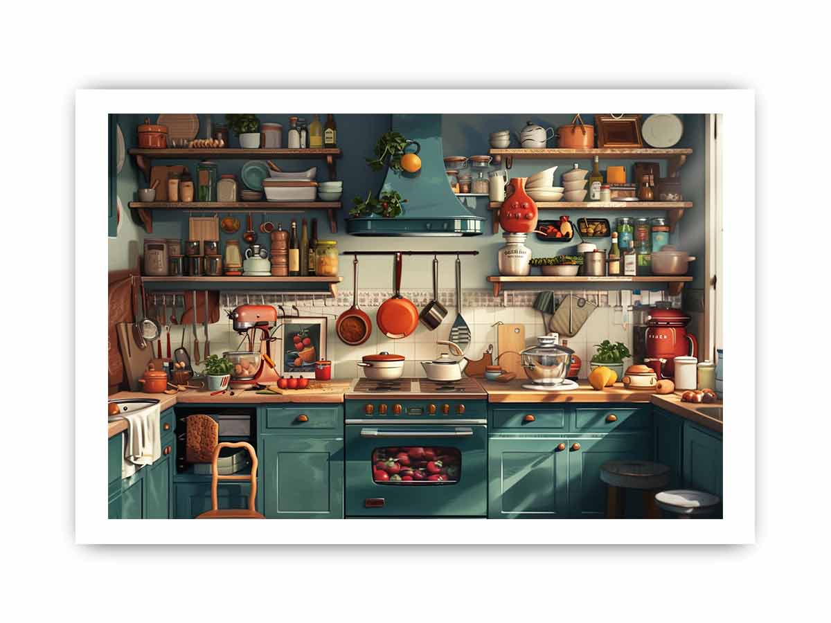 Kitchen Framed Framed Print-3