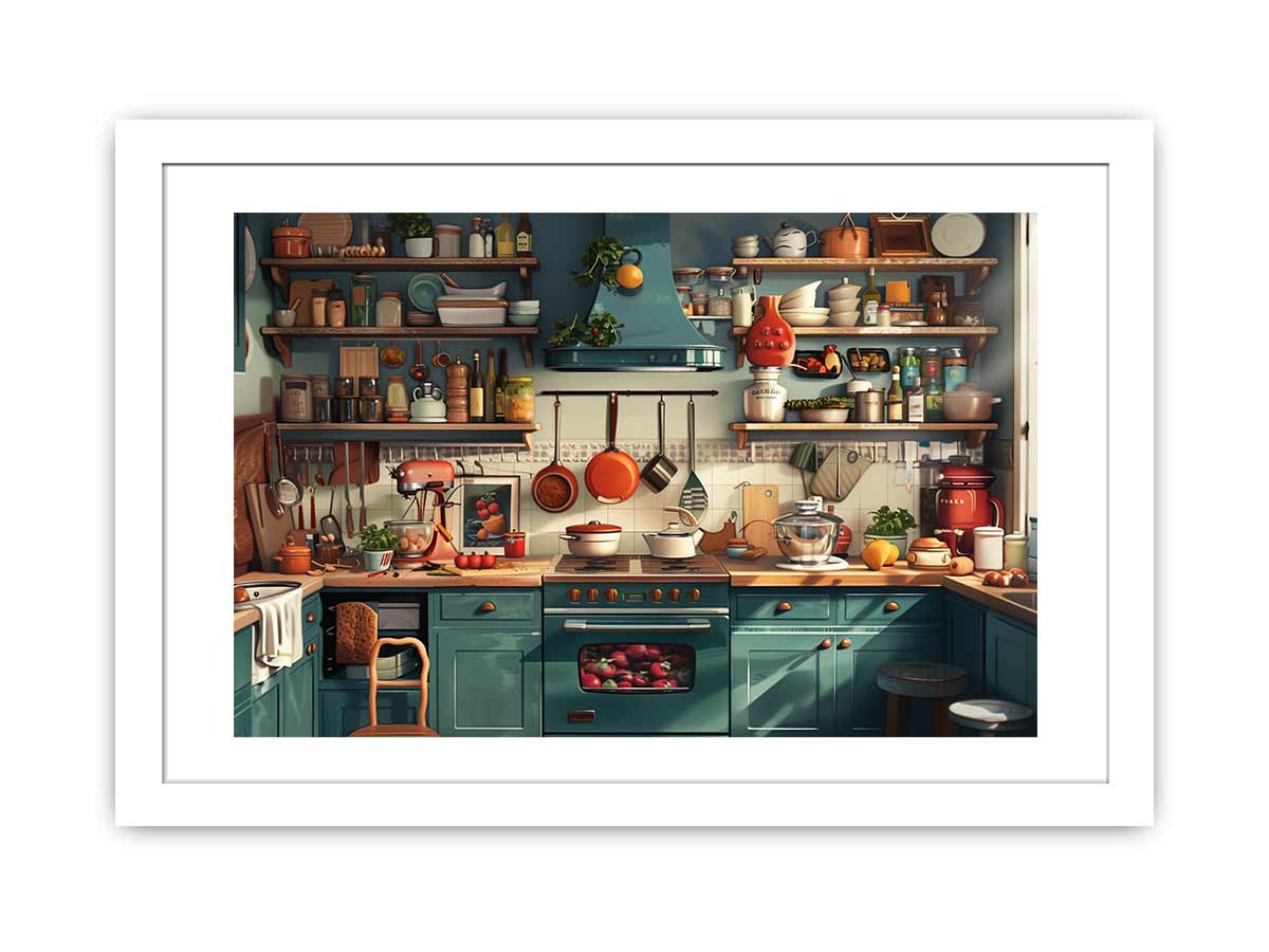 Kitchen Framed Framed Print-1