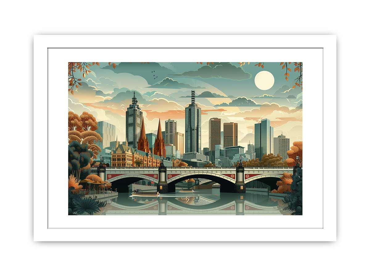 Melbourne Framed Print-1