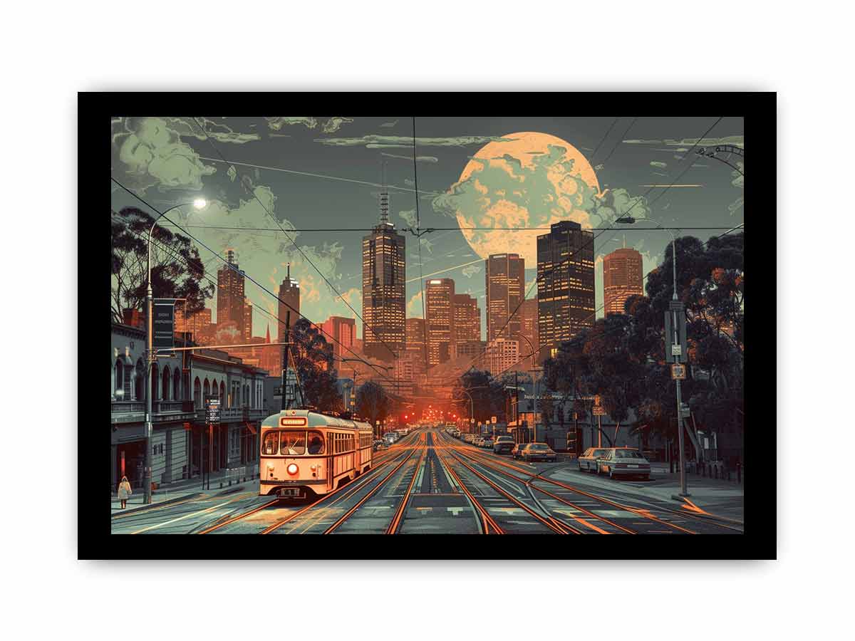 Melbourne Framed Print-2