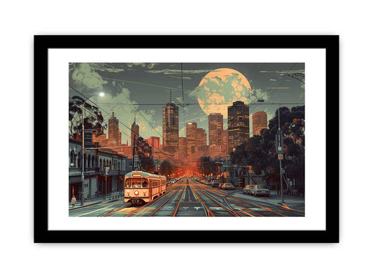 Melbourne Framed Print-0