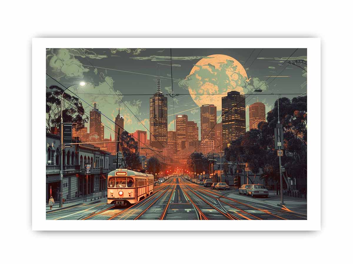 Melbourne Framed Print-3