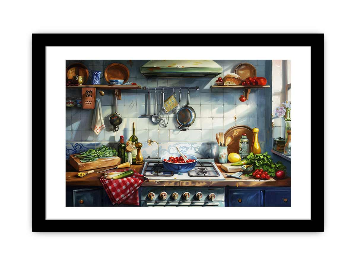 Kitchen Framed print-0