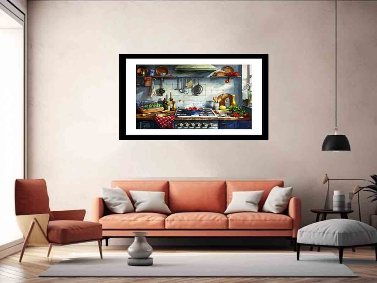 Kitchen Framed print-4