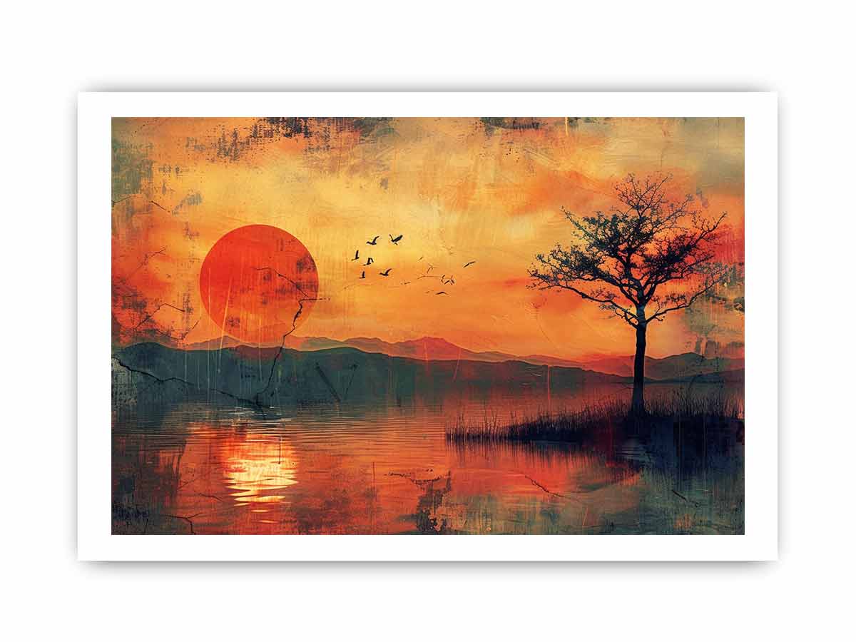 Sunset  Framed Print-3