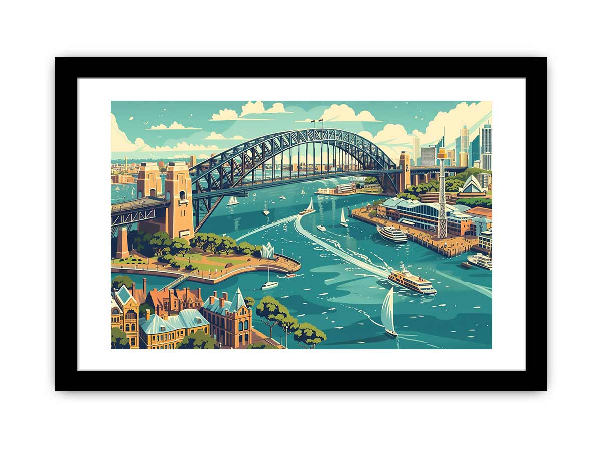 Sydney  Framed Print-0