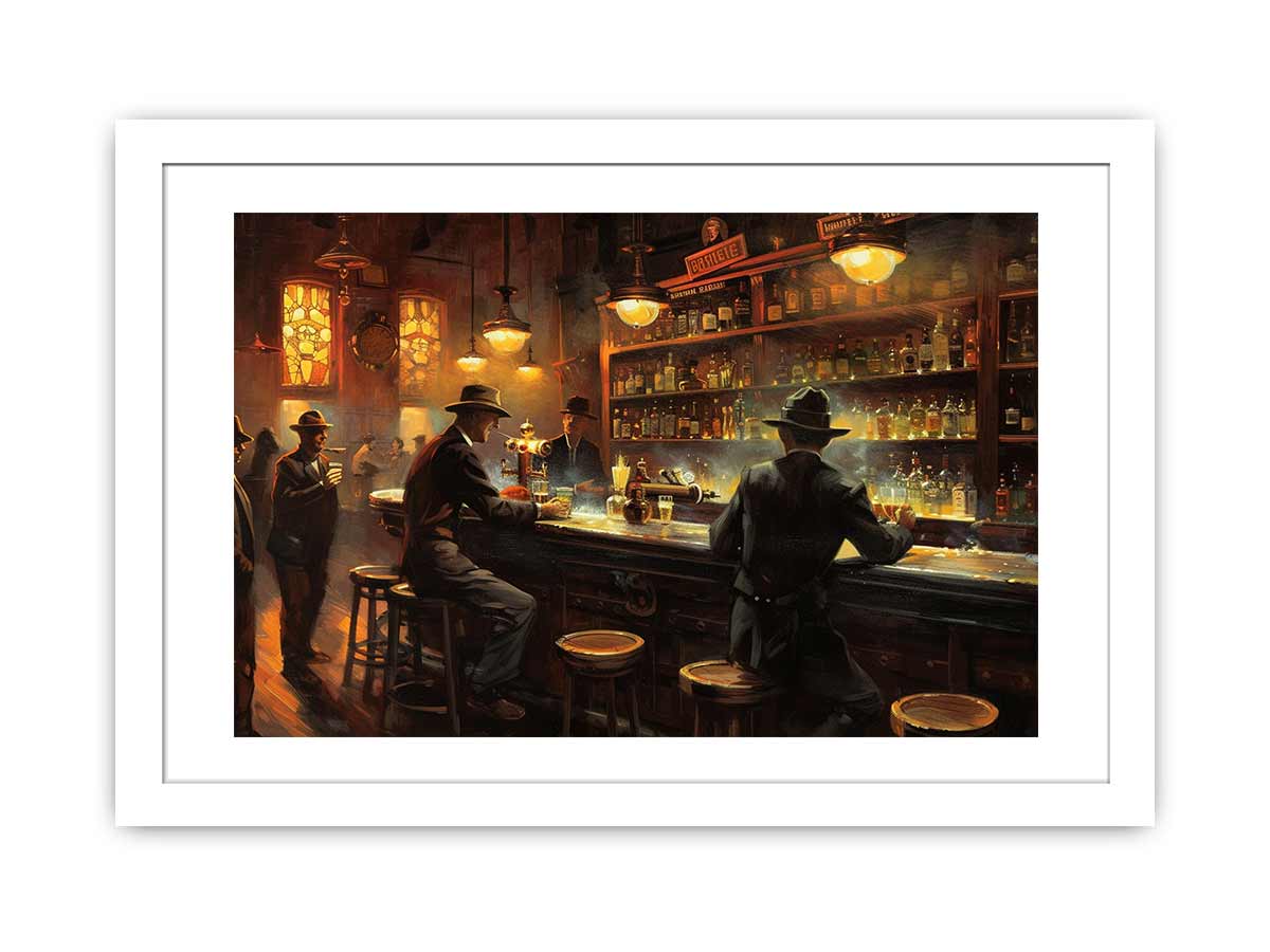 Vintage Bar  Framed Print Framed Print-1