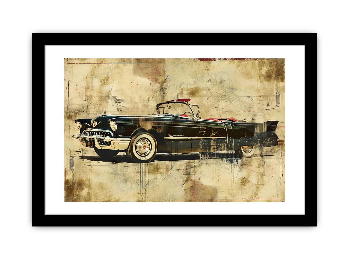 Vintage Car Framed Print-0