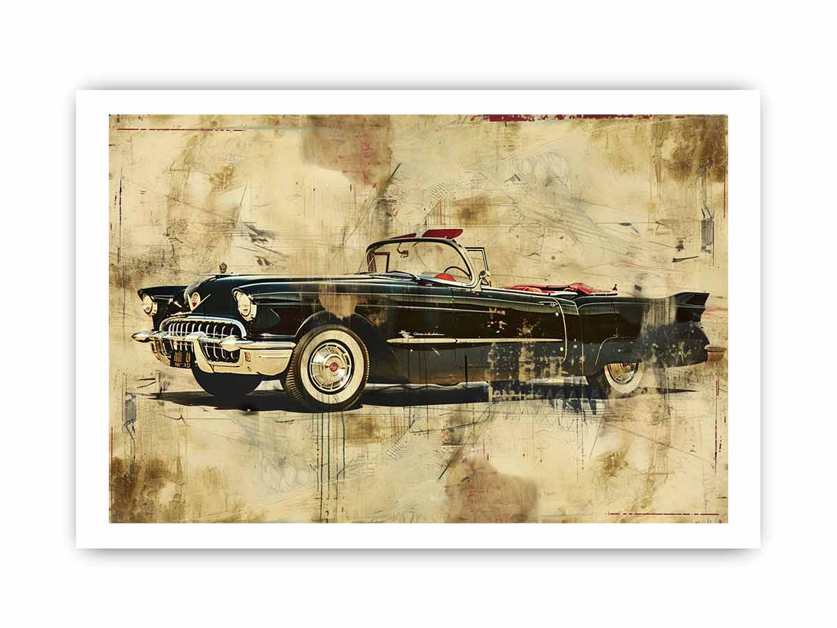 Vintage Car Framed Print-3