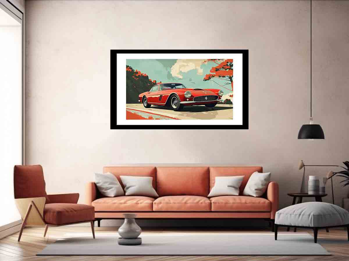 Vintage Car Framed print-4