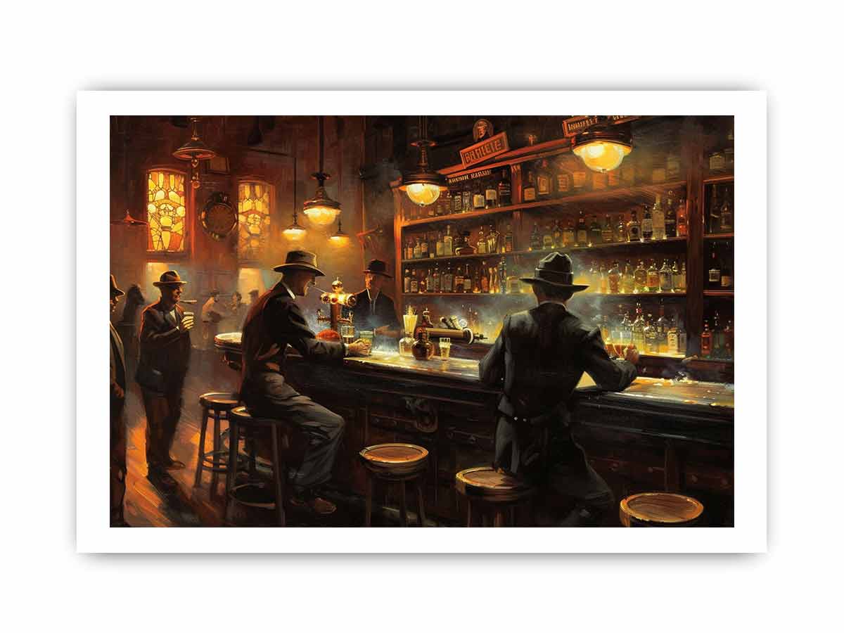 Vintage Bar Print-3