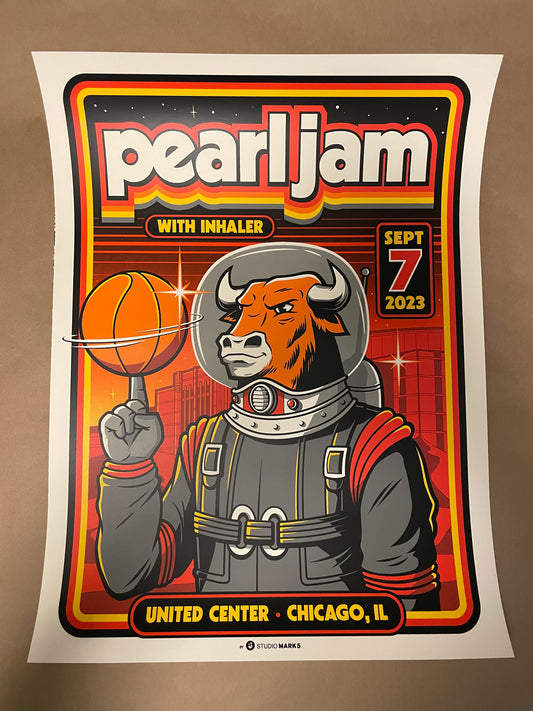 Pearl Jam Poster Chicago 2023 - Mark 5