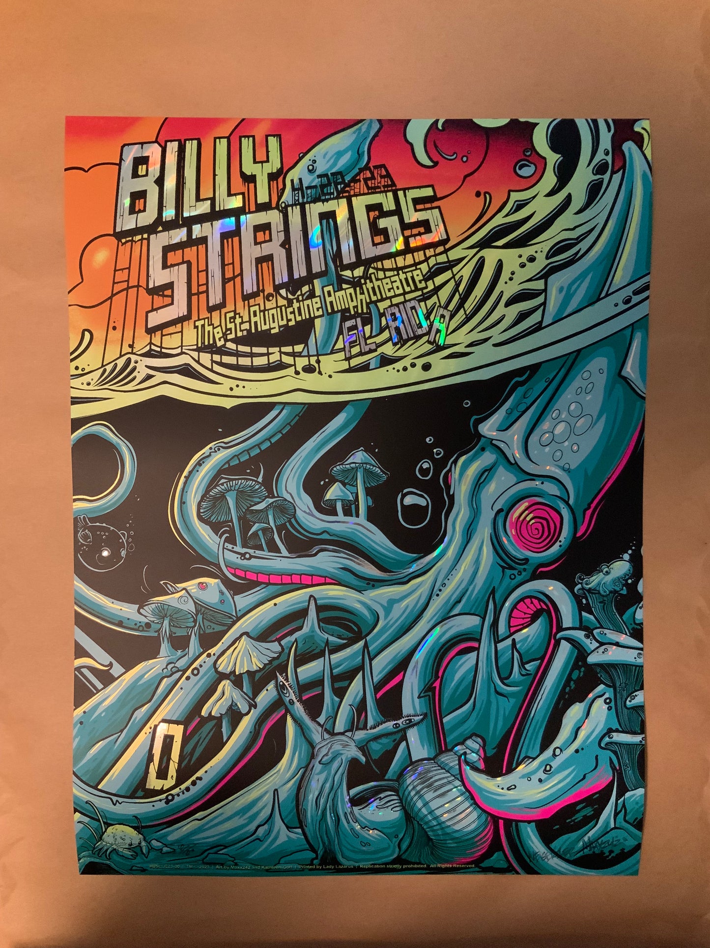 Billy Strings St. Augustine, Florida 2023 (Set x3) -  Maxx242