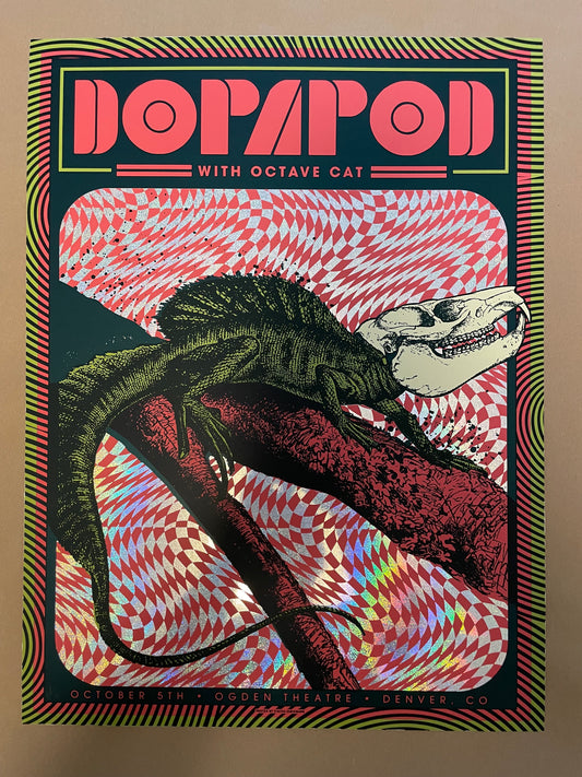 Dopapod Denver, Colorado 2019 (Foil) - Status Serigraph