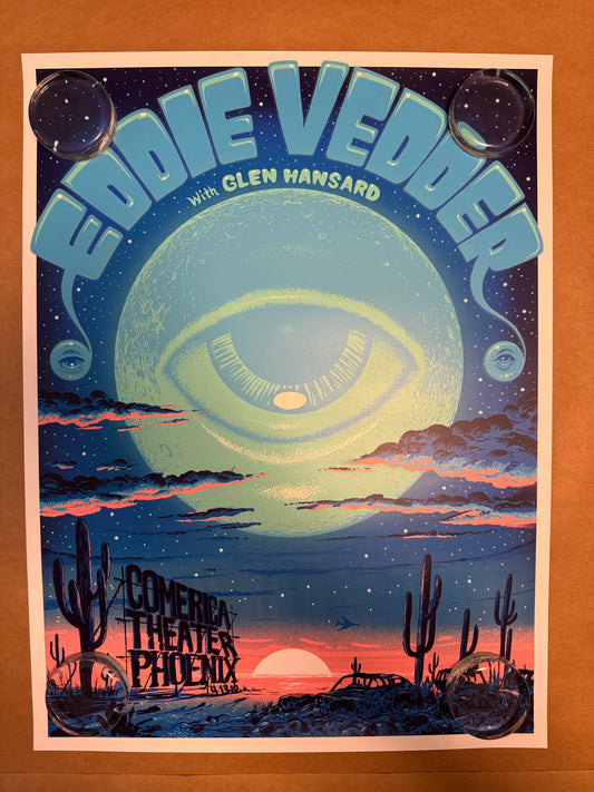 Eddie Vedder Poster Phoenix, Arizona 2012 - Jeff Soto