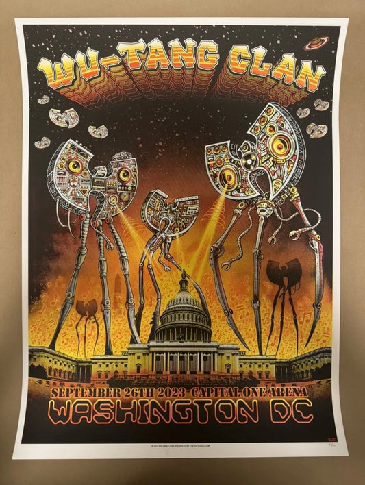 Wu-Tang Clan Poster Washington DC 2023 (Variant) - Emek