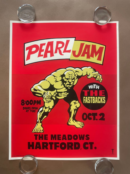 Pearl Jam Poster Hartford, Connecticut 1996 - Vito Costarella (Mr. Downtown)