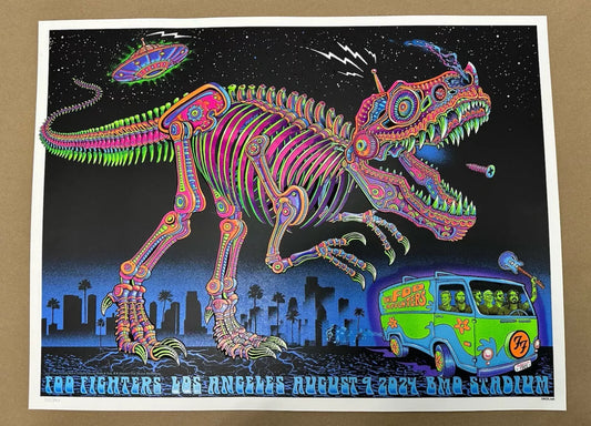 Foo Fighters Poster Los Angeles 2024 - Emek