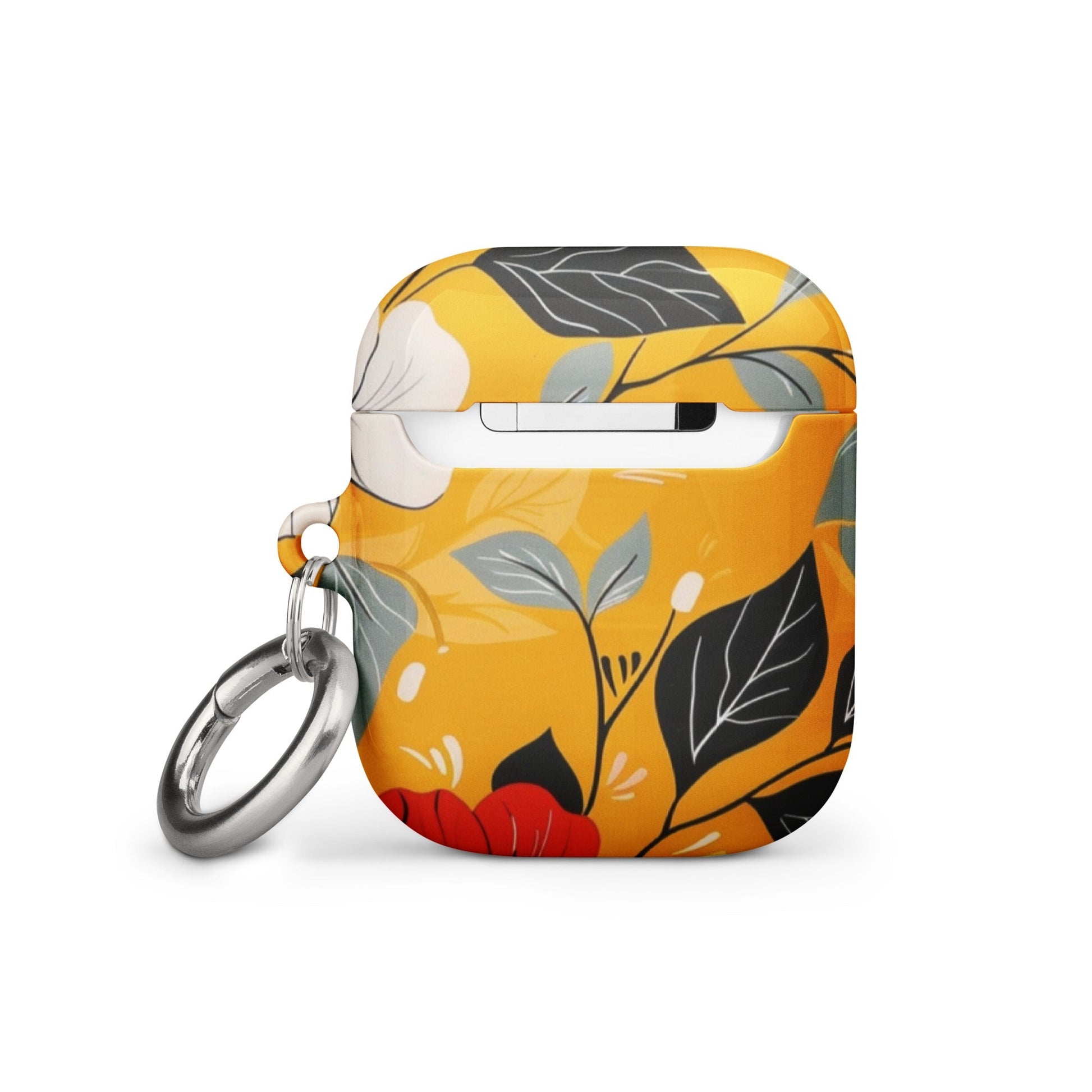 Yellow Floral Case for AirPods-2