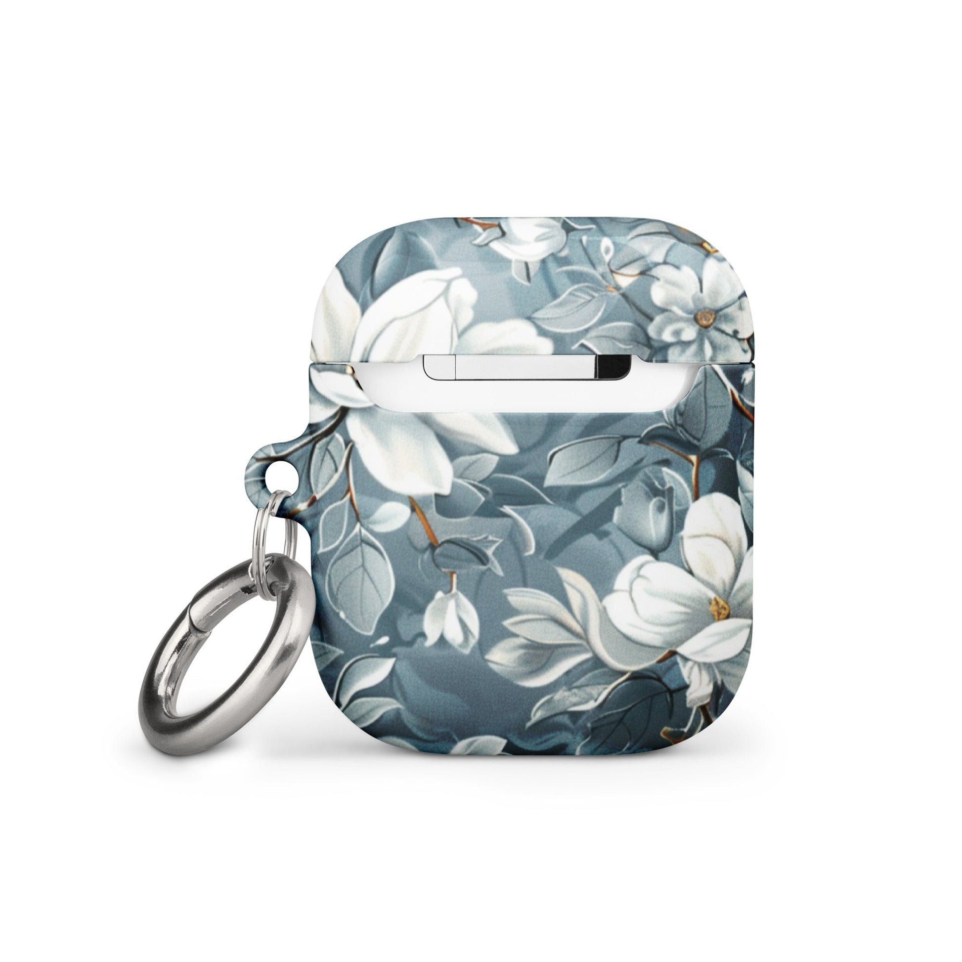 White Lily Case for AirPods-2