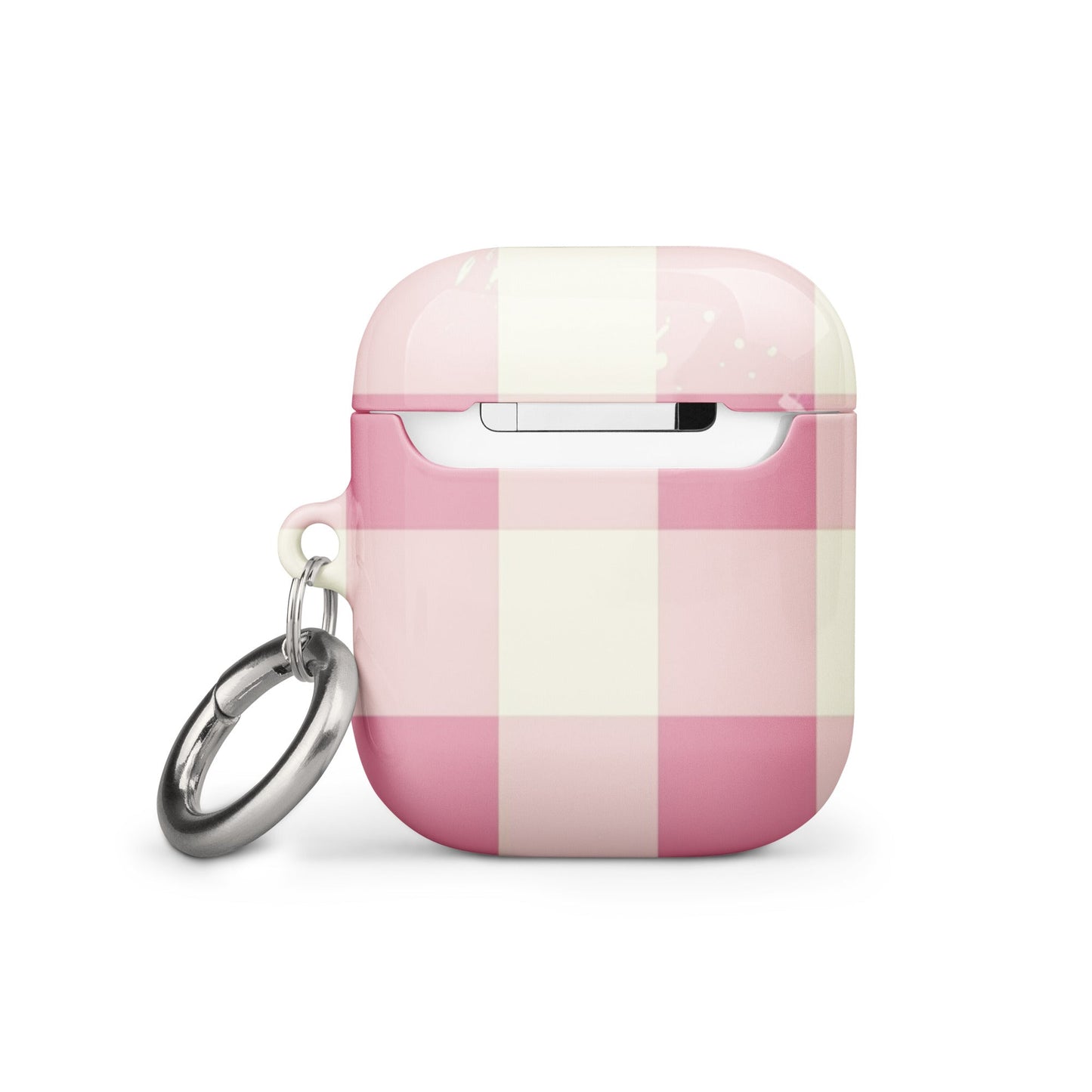 Pink Check Case for AirPods-2