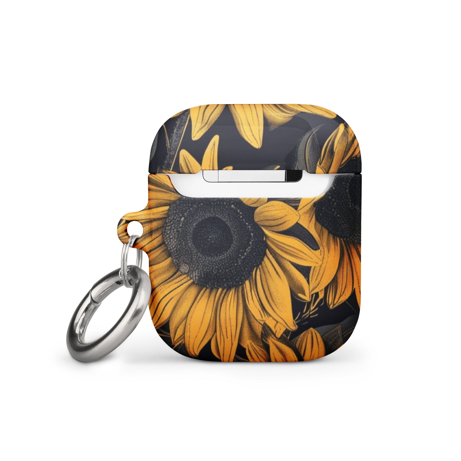 Sunflower Black Case for AirPods-2