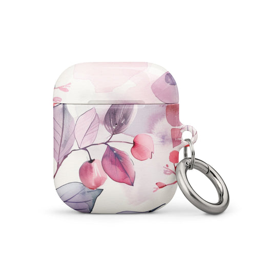 Pink Floral Case for AirPods-0