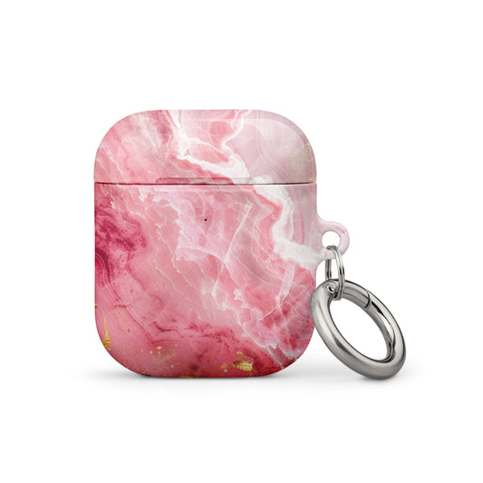 Pink Marble Case for AirPods-0