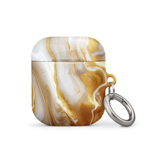 Gold Marble Case for AirPods-0