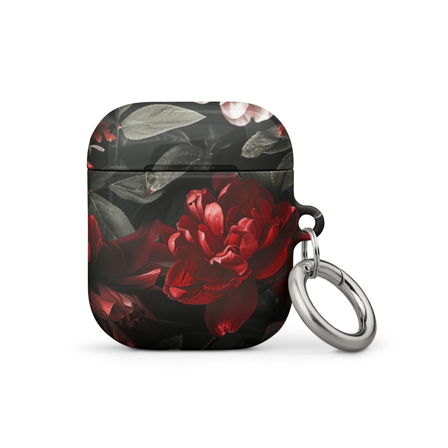 Pink Red Floral Case for AirPods-0